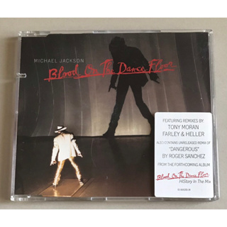 ซีดีซิงเกิ้ล ของแท้  มือ 2 สภาพดี...ราคา 450บาท “Michael Jackson”ซิงเกิ้ล“Blood on the Dance Floor”*แผ่นMade In Austria*