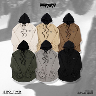 ZEROBOY ” Corduroy  Hoodie “ ฮู้ดวาฟเฟิล