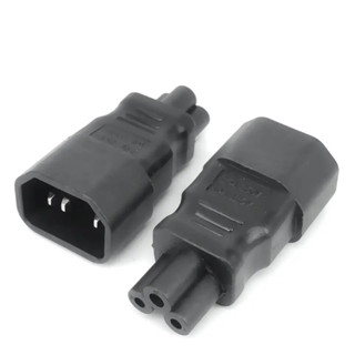 1PC Universal Power Adapter IEC 320 C14 To C5อะแดปเตอร์ Converter C5 To C14ไฟ AC Socket 3 pin IEC320 C14ตัวเชื่อมต่อ