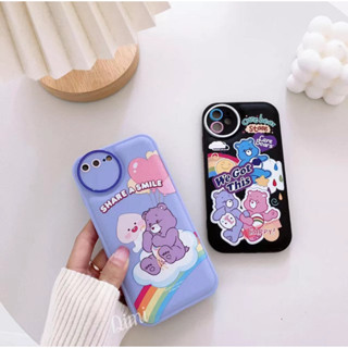 -เคสหมีแคร์แบร์ เคสนิ่ม กันกล้อง for iPhone 7G 7Plus 8Plus iPhone11 VIVO Y15S Y16 Y12 Y15 Y17 Y20 Y12S Y21 Y33T Y22 Y35