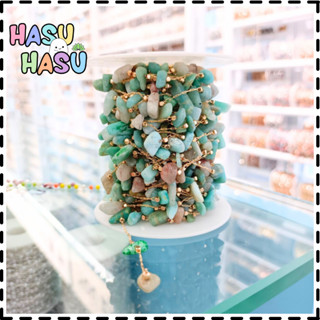 🪞 เครื่องประดับ DIY🪞Aquamarine #เครื่องประดับหิน อุปกรณ์ DIY สร้อยคอ สร้อยข้อมือ