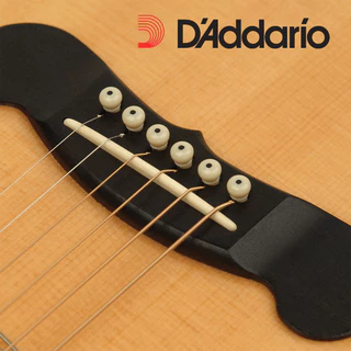D'addario หมุดกีต้าร์ 1 ชุด สีครีม ของแท้