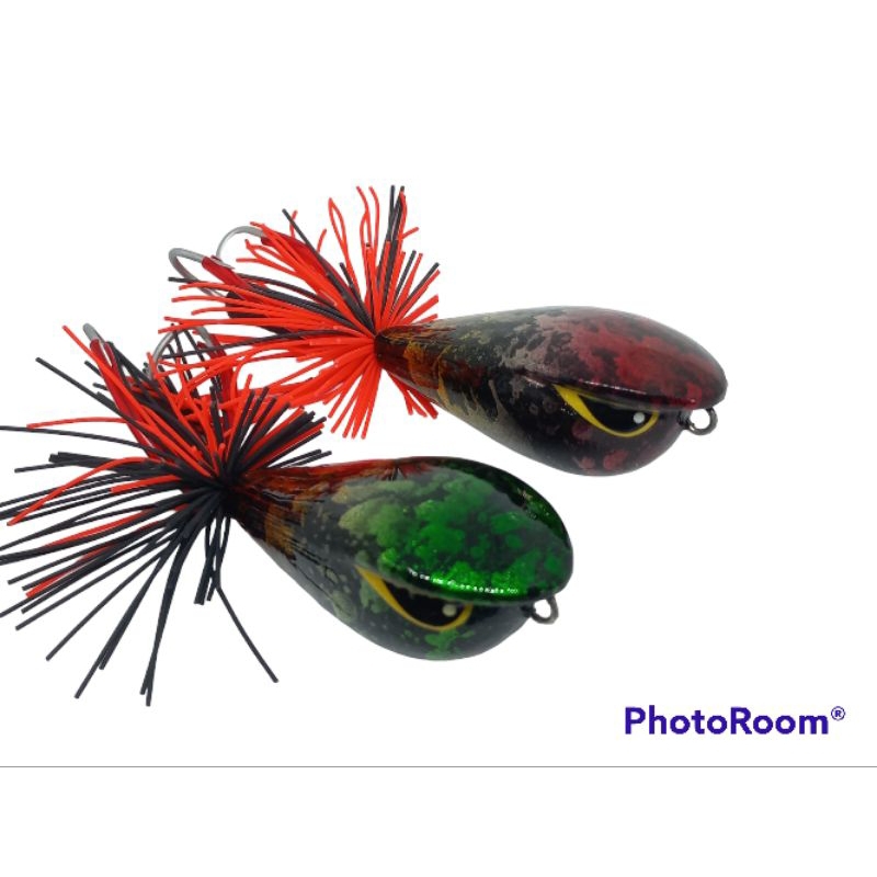 กบคิ้วFROGGY 6 cm. 18 กรัม ตัวเบ็ด #3/0 งานไม้เหลามือ น้ำหนักดีตีไกล