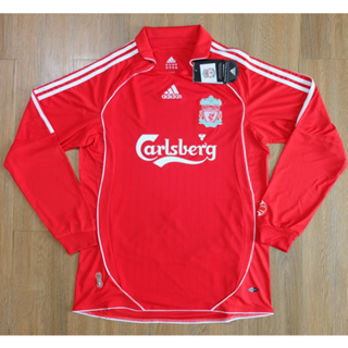 เสื้อลิเวอร์พูล แขนยาว ย้อนยุค ทีมเหย้า ปี 2006-08 เกรด AAA Liverpool Retro Home 2006-08 AAA พร้อมส่