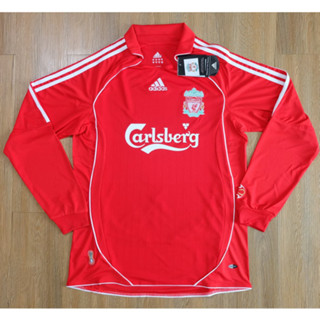 เสื้อลิเวอร์พูล แขนยาว ย้อนยุค ทีมเหย้า ปี 2006-08 เกรด AAA Liverpool Retro Home 2006-08 AAA พร้อมส่ง