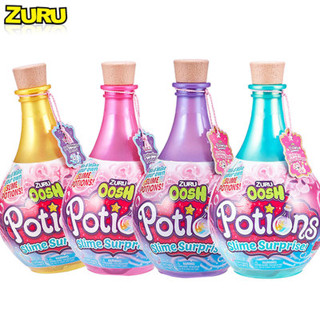 ชุดทำสไลม์ ZURU Oosh Potions Slime Surprise DIY Kit Sparkle Bead Glitter Party Favor Magical Fluffy Putty Slime for Kids