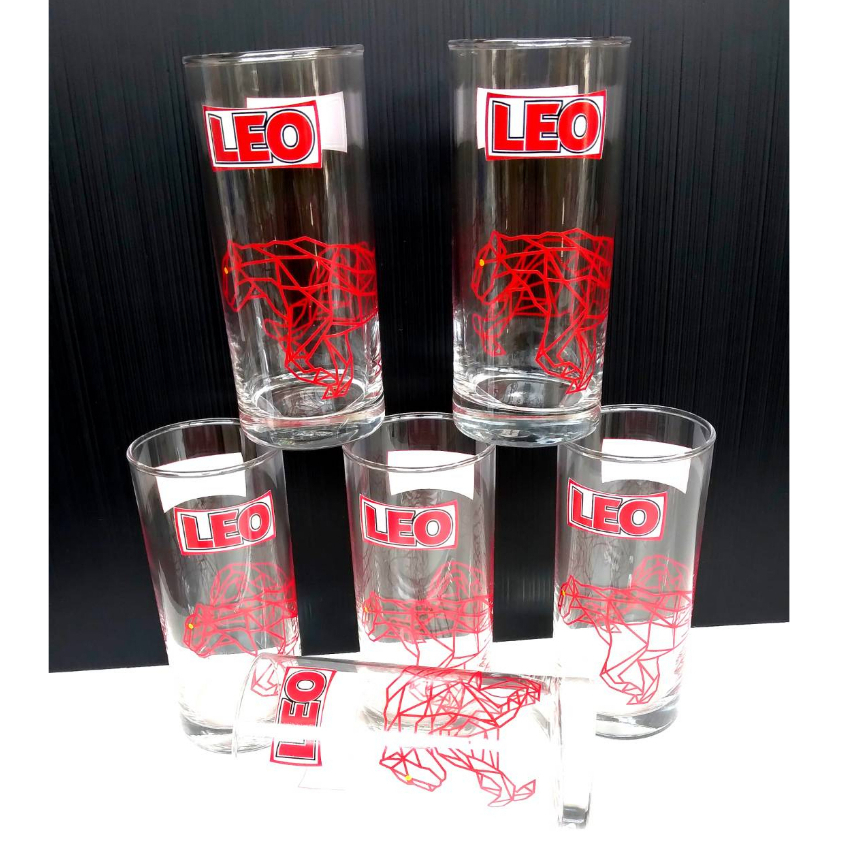 แก้วเบียร์ ลีโอ ขนาด 380 ml. ขายแพค 6ใบ สั่งได้แค่ รูปที่ 2