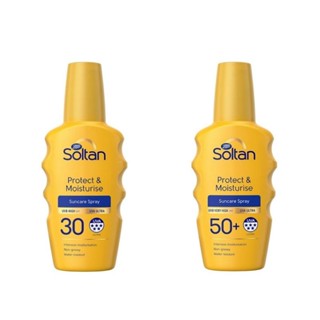 Soltan Protect &amp; Moisturise Suncare Spray UVB Very High SPF 30/50+