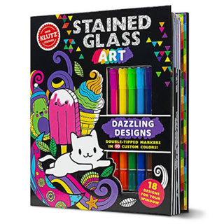 Klutz Stained Glass Art: Dazzling Designs (Klutz Activity Book)