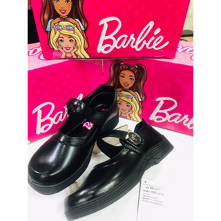 รองเท้านักเรียน Barbie รุ่นตัวล็อค BB-237 ลิขสิทธิ์แท้ 100% สำหรับเด็กประถม-มัธยม