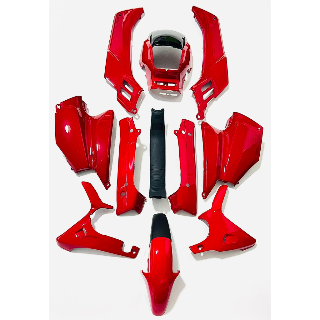 ชุดสีnova rs nova s โช๊คเดี่ยวรวมอกไก่+สติ๊กเกอร์ปี92/โช๊คคู่รวมสติ๊กเกอร์โนวาs ปี89  B52+B53+B9/B9+