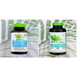 พรีไบโอติค+โปรไบโอติค Daily Digestive Enzymes with Prebiotics + 10 Probiotics 100 Or 180 Vegetarian Capsules (Zenwise He