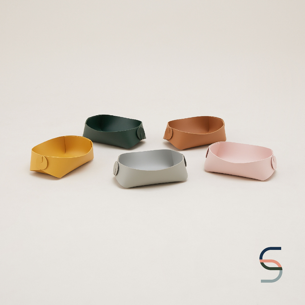 SARABARN PU Leather Storage Tray | อุปกรณ์สำหรับจัดเก็บ ขนาดใหญ่ 5 สี