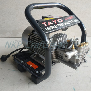 เครื่องฉีดน้ำแรงดันสูง พกพา LT - 390-TAYO ปั๊มรุ่น LT-3WZ-1200A แรงดัน 1600psi /110bar อย่างดี