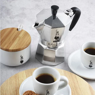 Bialetti หม้อต้มกาแฟ Moka Pot รุ่น Moka Express (โมคา เอ็กซ์เพรส) ขนาด 4 ถ้วย - [BL-0001164]
