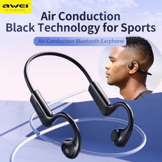 Air Conduction หูฟังบลูทูธไม่เจ็บหู ใส่ออกกำลังกาย กันเหงื่อ Awei A886BL Waterproof ipx4