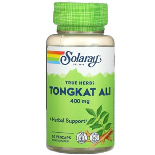 ตงกัทอาลี  รากปลาไหลเผือก Solaray Tongkat Ali, 400 mg.