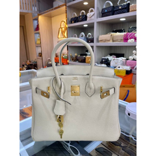 Hermes birkin หนังเเท้ทั้งใบ งานสวย free box set  Grad original  Size 30CM