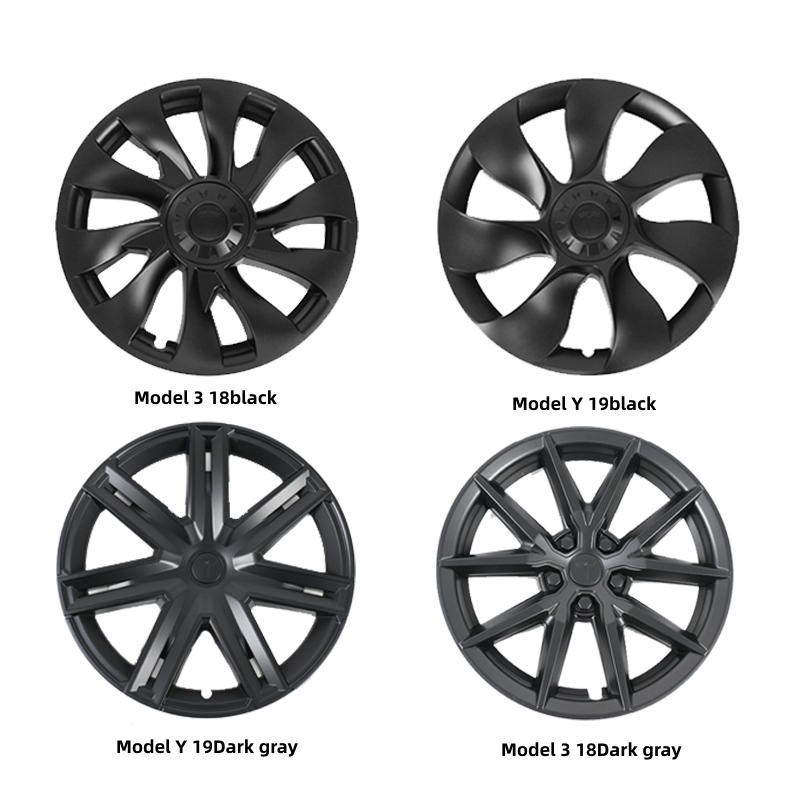 สปอตสินค้า Tesla Model 3/Y ฝาครอบดุมล้อ ความแข็งแรงสูง สีดําด้าน 18/19 นิ้ว แบบเปลี่ยน สําหรับ Tesla Model 3/Yเทสล่า ราคา ถูกที่สุด ดีลบีเคเค แกลเลอรีภาพที่ 2