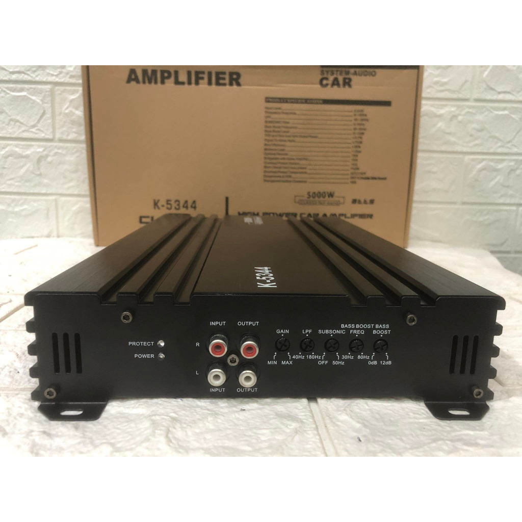 Power​ class-D รุ่น​K-5344 5000Watt​ ​Max  เสียงดี ให้กำลังขับที่ทรงพลัง
