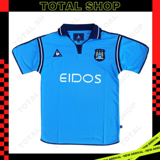 Manchester City Home 2001/02 Retro Eidos เสื้อบอลย้อนยุคแมนซิตี้ เสื้อบอลย้อนยุค