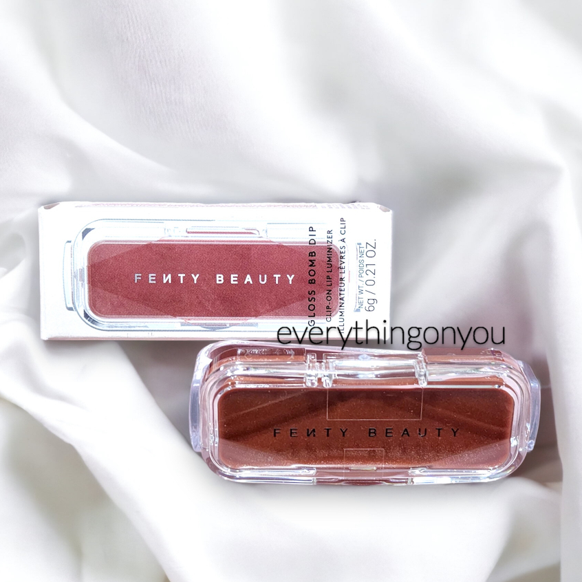 {เก็บโค้ดหน้าร้าน} [พร้อมส่ง] *ลดล้างสต็อค* FENTY BEAUTY Gloss Bomb Dip Clip-on Lip Gloss 6g