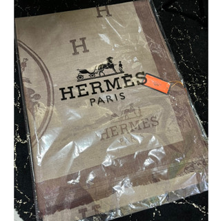 ผ้าพันคอhermes (กว้าง 70 ซม. ยาว 180 ชม.)สี-7