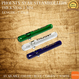 หลอดแก้ว Phoenix Star Steamrollers 7 Inch