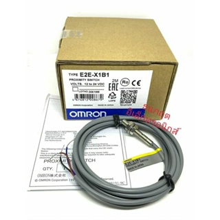 E2E-X1B1 Omron Proximity switch  PNP-NO 12-24VDC ขนาดเกลียว 5mm (ชนิดจับโลหะ)