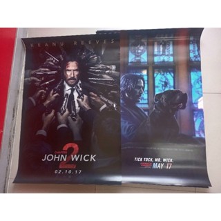 โปสเตอร์หนังติดผนัง John wick ภาค 2/3