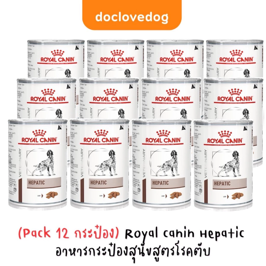 Royal Canin Hepatic dog can 420g อาหารกระป๋องสำหรับสุนัขสูตรโรคตับ