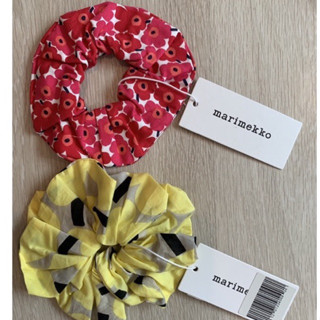 MARIMEKKO ยางมัดผม Unikko ที่รัดผม ยางโดนัท scrunchie แท้100%