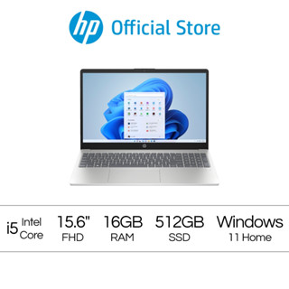 โน๊ตบุ๊ค HP Laptop 15-fd0026TU/13th Gen Intel® Core™ Processors i5-1335U /16GB /512GB / Win11Home/2Yrs Onsite