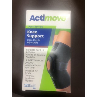 ซัพพอร์ตพยุงหัวเข่า ชนิดเปิดหัวเข่าและสามารถปรับได้ Actimove สำหรับป้องกันการบาดเจ็บหรือบาดเจ็บที่หัวเข่า ข้อบวม