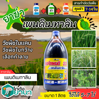 🌾 แซดเพนดิ (เพนดิเมทาลิน33%EC) ขนาด 1 ลิตร คุมวัชพืชก่อนงอกใบแคบและใบกว้าง