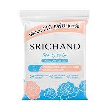 Srichand Beauty to Go Facial Cotton Pad ศรีจันทร์ บิวตี้ ทู โก แฟเชี่ยล คอตตอน แพ็ด (1 ห่อ)