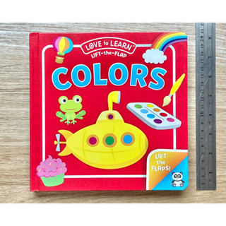 บอร์ดบุ๊ค ภาษาอังกฤษ Love to Learn - Colors (Lift-the-flap book)