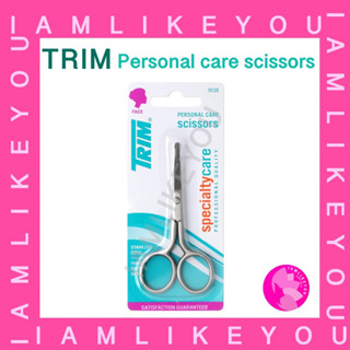 TRIM professional care scissors กรรไกรตัดขนจมูกปลายกลม กรรไกรตัดขนจมูก ทริม