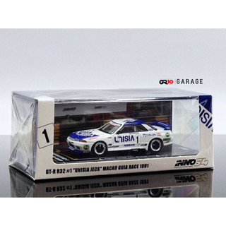 NISSAN SKYLINE GT-R R-32 NO.1 MACAU GUIA RACE 1991-M.HASEMI 1:64 (INNO64)