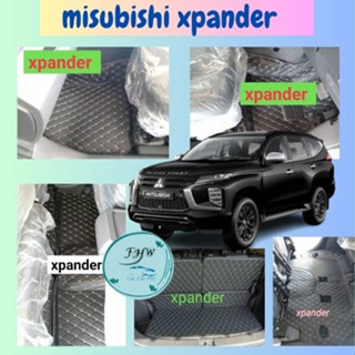 พรมรถยนต์ Misubishi XPANDER 2018-2020 แบบ 6D7D ราคาถูก วัสดุหนังPUแท้ หนา13มิล