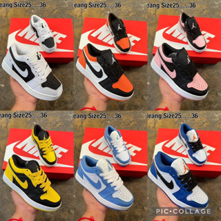 J d รองเท้าผ้าใบkids เด็กผู้หญิงผู้ชาย สินค้าถ่ายจากรูปจริงมีของพร้อมส่ง25«36✅