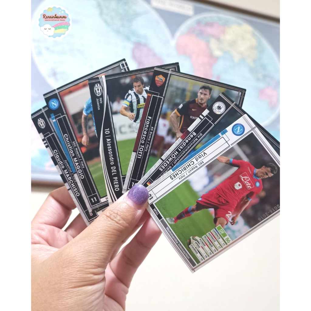 การ์ดบอล Panini มีหลายใบ Soccer Cards [มือสอง]