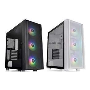 H570 TG ARGB Mid Tower Chassis CA-1T9-00M1WN-01 BLACK ,WHITEFan*3/Brown Box