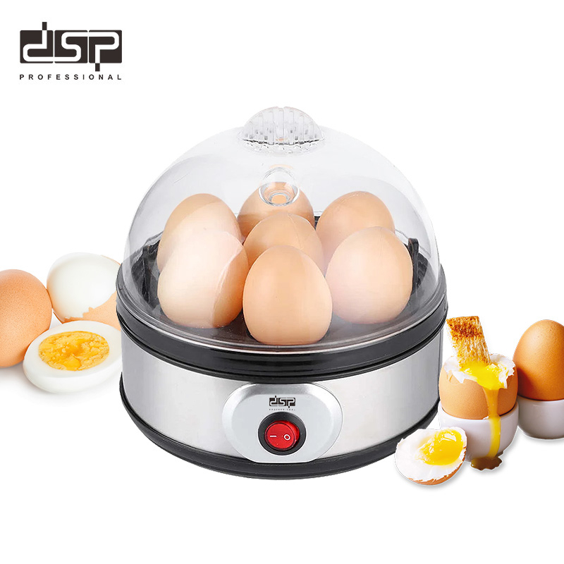 DSP 350W สแตนเลส หม้อต้มไข่อเนกประสงค์ เครื่องต้มไข่ไฟฟ้า เครื่องต้มไข่ ปิดอัตโนมัติ หม้อต้มไข่