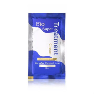 Bioทรีทเม้นท์สีฟ้า กรีนไบโอทรีทเม้นท์ Green bio Super Treatment (ซองน้ำเงิน 1 ซอง)