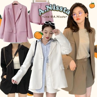 Blazer Set กางเกงขาสั้น ลุคสาวเกาหลี เกาใจ