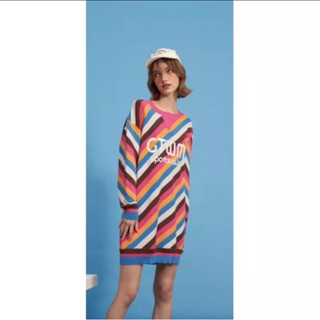 💓❤️💛💚✨พร้อมส่ง Gentlewoman iconic stripe knit dress💓🧡💛💚💖 เสื้อสีสัน สวยสดใส ถ่ายรูปขึ้นมากๆ💗❤️🌈