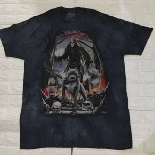 🌝เสื้อยืด The Mountain หนึ่งในลายหายาก มากๆ ผีจูงหมาในตำนาน น้าสะสมมากๆ ตัวนี้สภาพดี.🌞