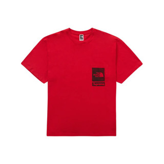 Supreme The North Face Printed Pocket Tee Red