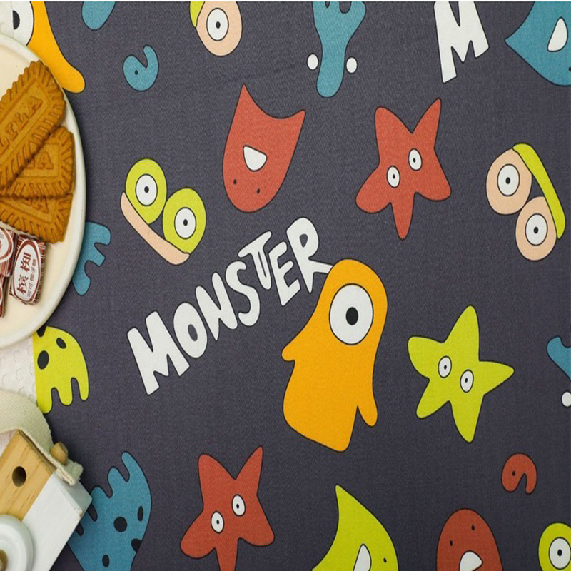 ผ้าคอตตอน 100% ทอทวิล หน้ากว้าง1.6 เมตร ตัดขายเป็นเมตร พิมพ์ลายดอกไม้